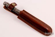 Damascus Triangle Dagger