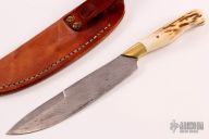 Damascus Spear Point 