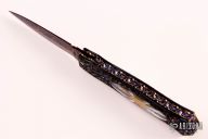 Damascus Dagger Linerlock