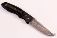 Damascus and Carbon Fiber Linerlock