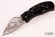 C35SBK "Q" Spyderco Logo