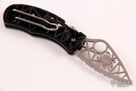 C35SBK "Q" Spyderco Logo