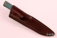 Leuku - Green Burlap Micarta