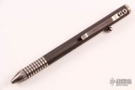  Custom CeraCamo TiBolt Deluxe Pen - Damasteel Ends