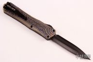 Manticore-X - D/E DLC Flamed Ti Cover w/ CF button