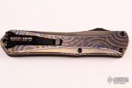 Manticore-X - D/E DLC Flamed Ti Cover w/ CF button