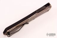 Manticore-X - D/E DLC Flamed Ti Cover w/ CF button