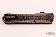 Manticore-X - D/E DLC Flamed Ti Cover w/ CF button