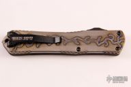 Manticore-X - T/E DLC Flamed Ti Cover w/ CF button