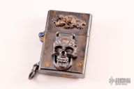 Custom Lighter w/ Skull
