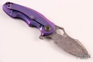 605DS Damasteel Framelock Flipper