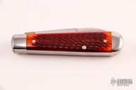 #151213 STL - Rust Red Jigged Bone