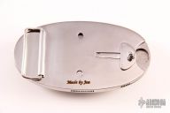 Bone and Buffalo Horn Buckle w/ Hidden Push Dagger