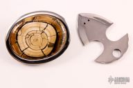 Mammoth Ivory Buckle w/ Hidden Push Dagger