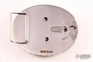 Mammoth Tooth Buckle w/ Hidden Push Dagger