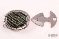 Mammoth Tooth Buckle w/ Hidden Push Dagger