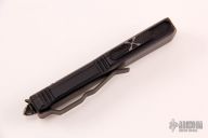 233-16CFTI UTX-85 T/E Carbon Fiber Damascus Standard Blue Titanium Hardware