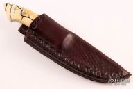 Drop Point Hunter - Cross Cut Mammoth Ivory