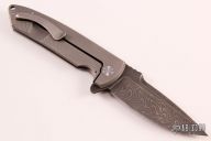 Rockeye Flipper - Damascus and Mokume