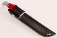 Buck Knives 119 Special Red Lucite Fixed Blade Knife 75th Anniversary W/ BOS 440C Steel - Limited Edition #033/250