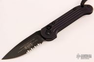 135-2T LUDT S/E Black Tactical Serrated