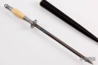  Dirk - Damascus and Fossil Walrus Ivory