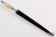  Dirk - Damascus and Fossil Walrus Ivory