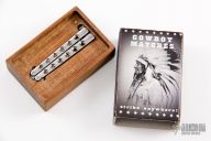 Miniature Balisong - Damasteel