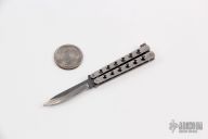 Miniature Balisong - Damasteel