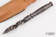 Damascus Kris Triangle Dagger