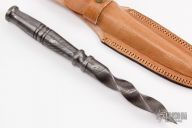 Damascus Kris Triangle Dagger