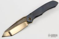 ANAX Tanto - Mirror Polished Blue/Bronze Frame