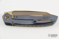 ANAX Tanto - Mirror Polished Blue/Bronze Frame