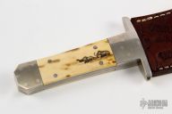 Mammoth Ivory Bowie - Scrimshaw