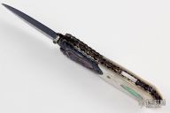 Damascus and Pearl Linerlock