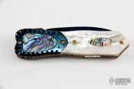 Damascus and Pearl Linerlock