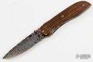 Damascus Linerlock 