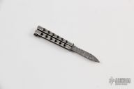 Miniature Balisong - Damasteel