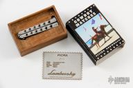 Miniature Balisong - Damasteel