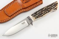 Engraved Drop Point Hunter