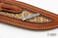 Damascus and Mammoth Ivory Bowie