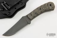  WKII - Blue Ridge Hunter - Sculpted Black Micarta