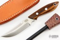 Adventurer Persian w/ Red Herringbone Burlap Micarta Firesteel