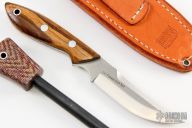 Adventurer Persian w/ Red Herringbone Burlap Micarta Firesteel