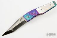 Tanto linerlock - Mother of Pearl