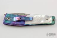Tanto linerlock - Mother of Pearl