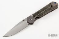 Large Sebenza 21 -Canvas Micarta Inlay
