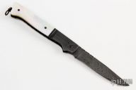 Damascus and Pearl Lockback