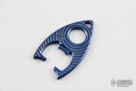 Titanium Bottle Rocket with Hypnotic Pattern