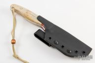 Damascus and Mammoth Ivory Hunter